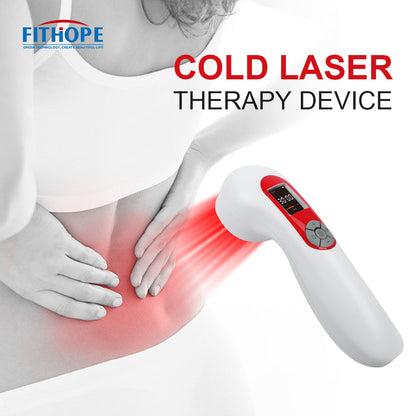 pinfriy® Protable Handheld 5*808nm 10*650nm Cold Laser Therapy Device