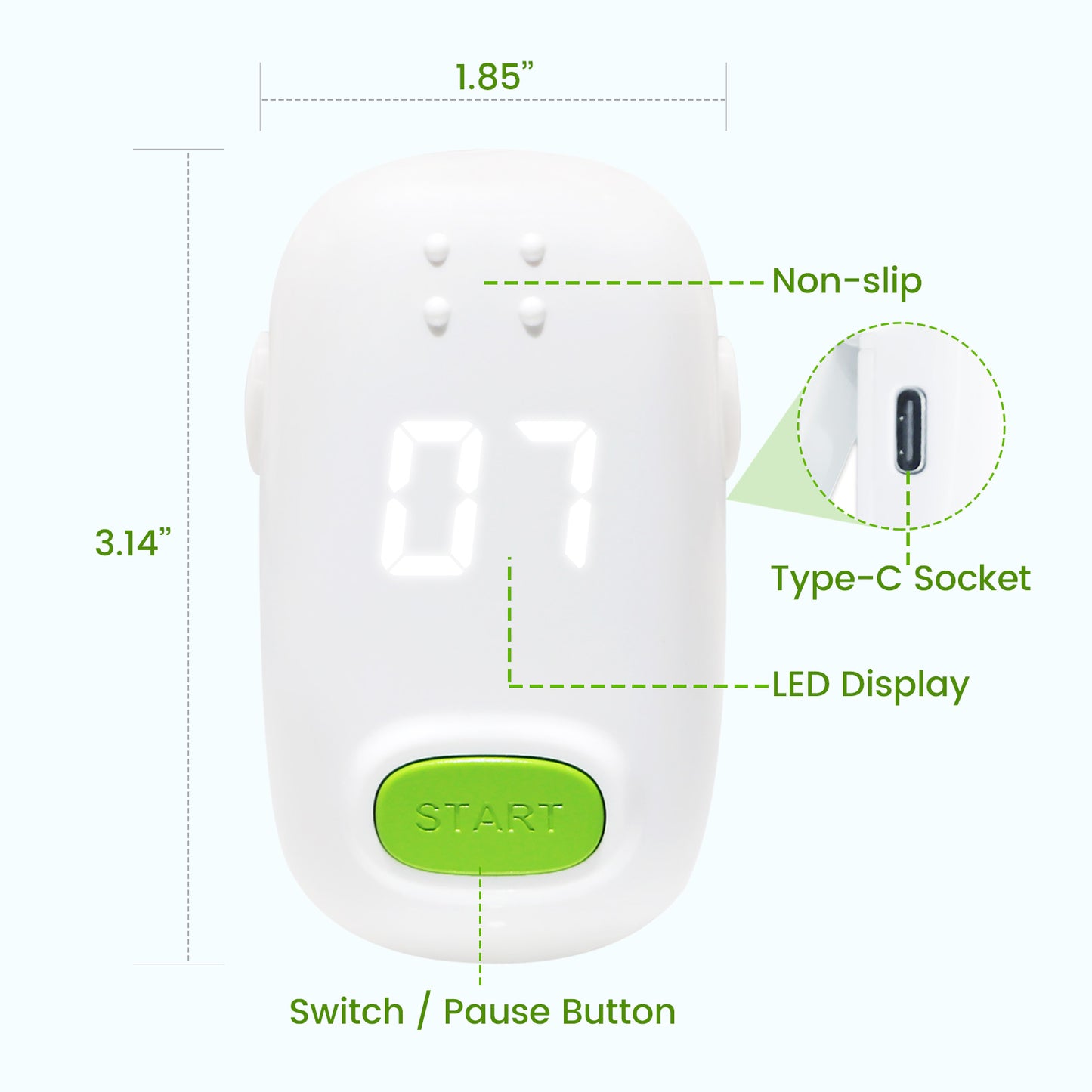 pinfriy®  Nail Fungus Laser Treatment Device for Onychomycosis