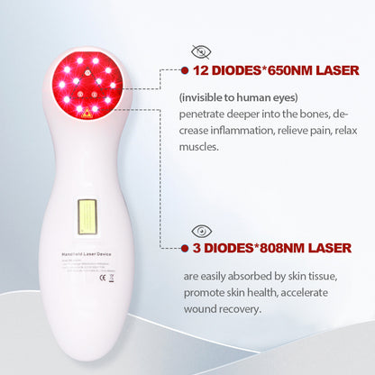 Handheld Cold Laser Therapy 650nm&808nm Laser Device